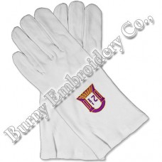 Masonic Regalia Hands Embroidery Gloves
